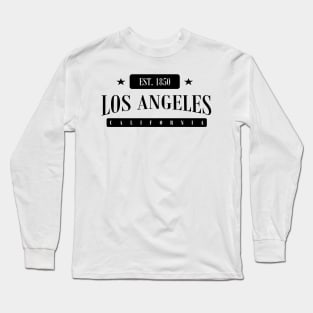 Los Angeles Est. 1850 (Standard Black) Long Sleeve T-Shirt